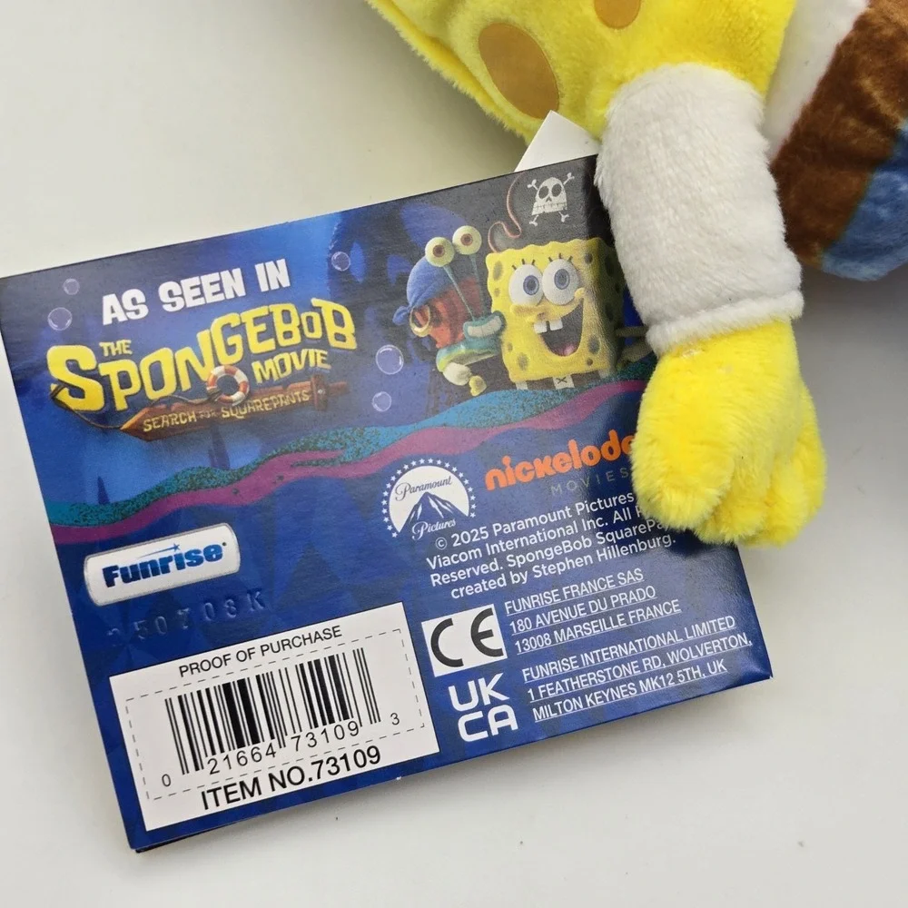 The Spongebob Movie‎ Bikini Bottom Glow Pals Spongebob Glow In The Dark Plush